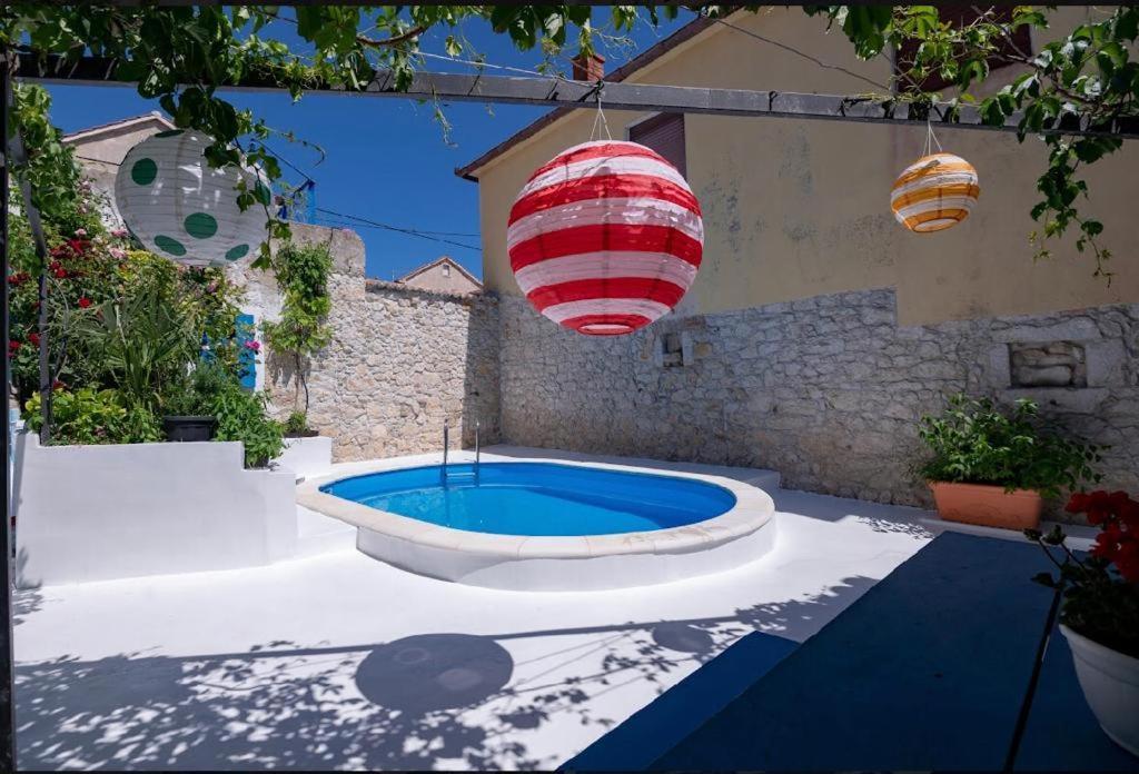 Dalmatian Rustic House Villa Petrcane Bagian luar foto
